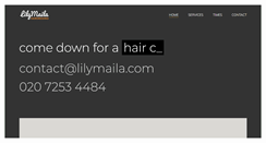Desktop Screenshot of lilymaila.com